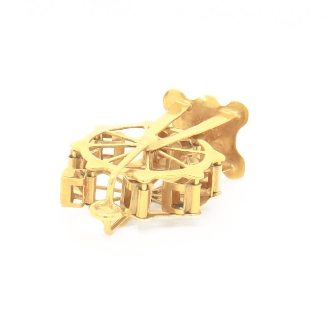 Antique Austrian 14k Gold Figural Ferris Wheel Charm for a Bracelet For Sale - Image 9 of 10