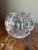 Contemporary Late 20th Century Lead Crystal Glass Rose Bowl Vase For Sale - Image 3 of 6