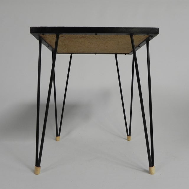 1950s Side Table with Mini Tiles, 1950s For Sale - Image 5 of 12