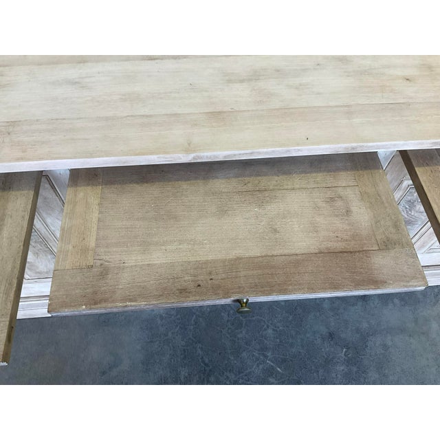 Rustic 19th Century Bleached Walnut Store Display Counter Cabinet With Raised Panels For Sale - Image 3 of 13