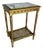 Early 20th Century French Louis XVI Style Gold Gilded and Marble Side Table For Sale