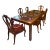1960s Chinoiserie Style Dining Table With 6 Karges Chairs For Sale