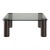 Brushed Bronze Square Cocktail Table Attributed to Leon Rosen for Pace Collection 1970s For Sale