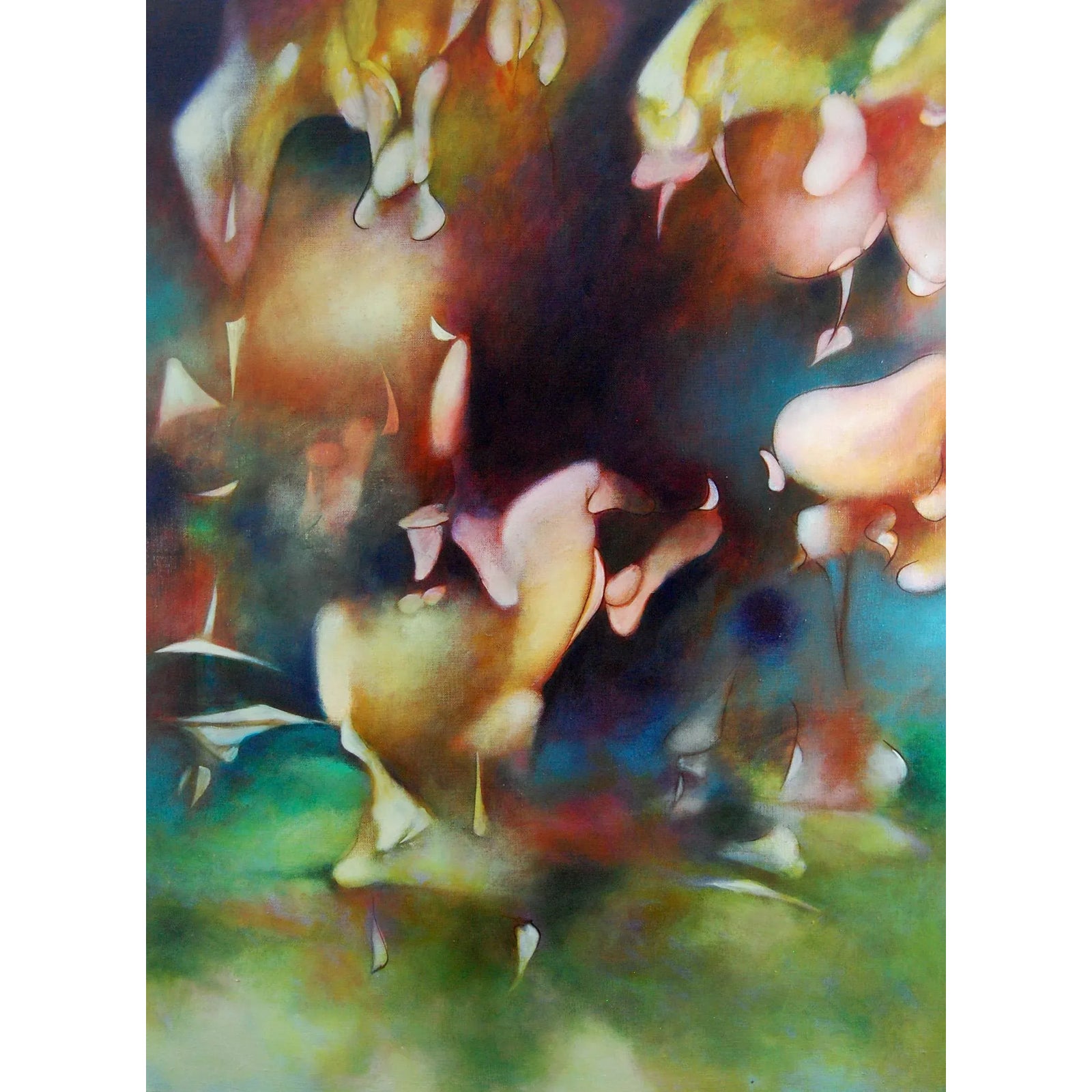 A Contemporary Abstract Oil Painting, 