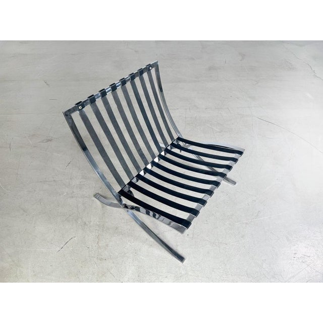 Barcelona Chair by Mies Van Der Rohe for Knoll International For Sale - Image 4 of 16