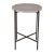 Metal Cloudy Grey Porcelain Small Deck Table by OxDenmarq For Sale - Image 7 of 7