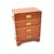 Brown Antique Military Campaign Style Chest of Drawers, 1930 For Sale - Image 8 of 8