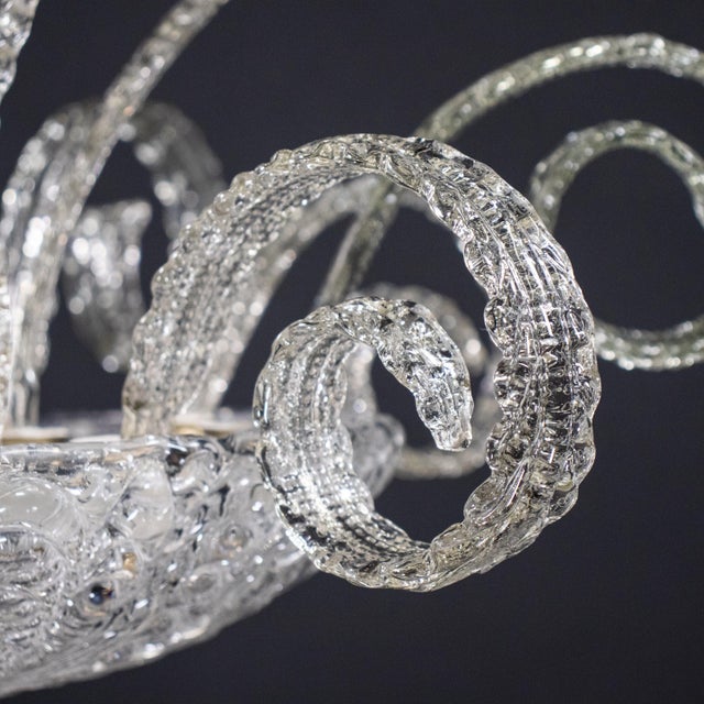 Important 1940s Medusa Murano Chandelier Attributed to Ercole Barovier For Sale - Image 11 of 18