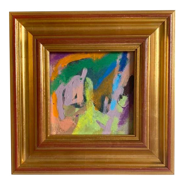 "Firecracker" 2026 Framed Mini Painting by Jessalin Beutler For Sale
