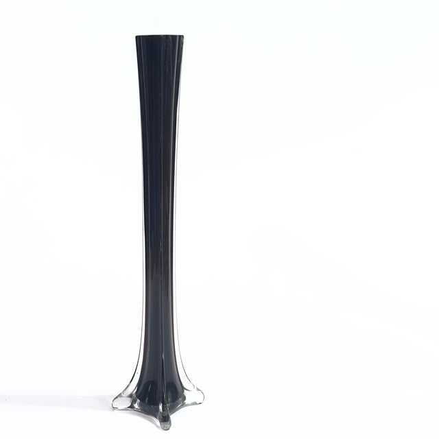 Moody Mid-Century Medley: Dark Neutrals Glass & Ceramic Curation - Group of 5 For Sale In Miami - Image 6 of 17