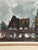 Mid-Century Modern Jeams, Cabin by the Water, 1960s, Oil Painting on Panel, Framed For Sale - Image 3 of 18