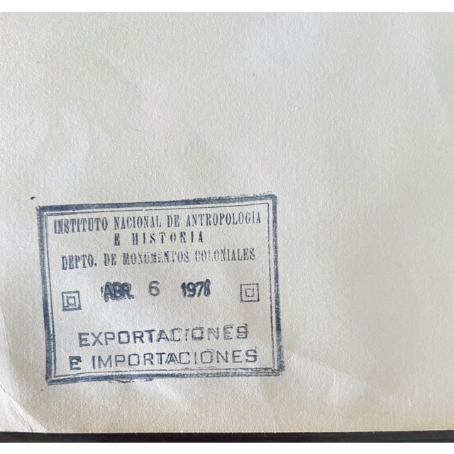 Paint Armando Villagran, Surrealist Latin American Mixed Media Watercolor & Ink - Woman Holding Purse, 1971 For Sale - Image 7 of 8