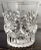 Transparent Vintage Fine Glass Baroque Style Tumbler (1) For Sale - Image 8 of 12