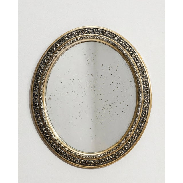 19th Century France Napoleon III Gold Wood Mirror For Sale - Image 9 of 10