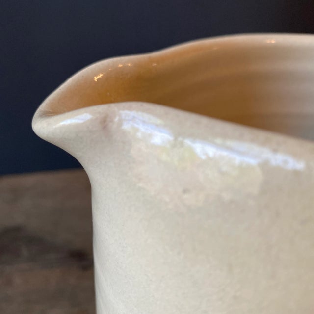 Rustic Vintage Signed Marshall Pottery Stoneware Pitcher For Sale - Image 3 of 12