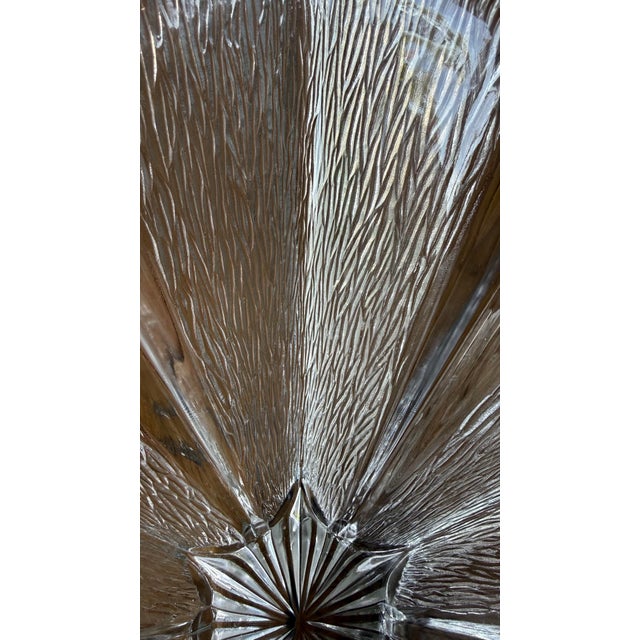 Vintage Walther Glas Starburst Centerpiece Bowl For Sale - Image 4 of 7