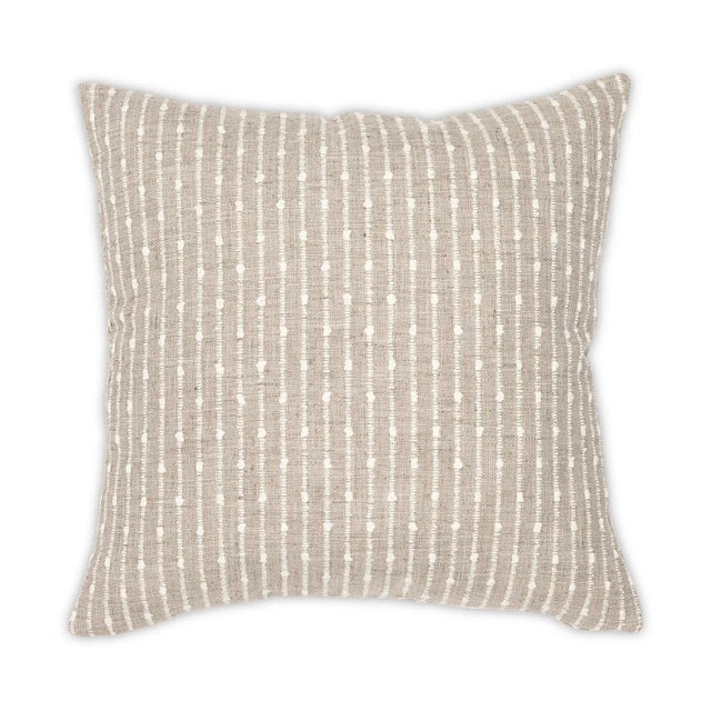Transitional Alexander Grey 22x22 Pillow For Sale - Image 3 of 3