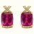 19 Carat Natural Pink Tourmaline and Diamond Cocktail Earring, 14 Karat Gold For Sale - Image 15 of 18