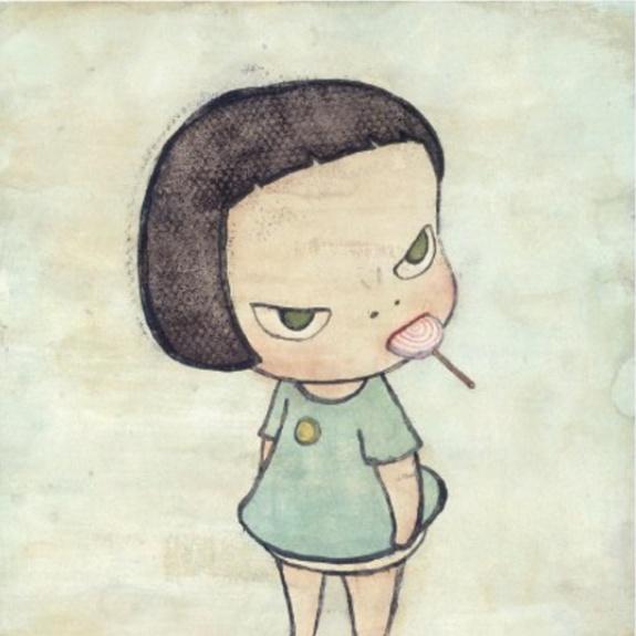 Contemporary Yoshitomo Nara Lollipop Poster 奈良美智, 2021 For Sale - Image 3 of 3