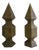 Large Moroccan Perforated Metal Tower Lamps, 1980s, Set of 2 For Sale