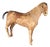 Antique Horse Covered in Genuine Horse Hide with Glass Eyes, 1890 For Sale