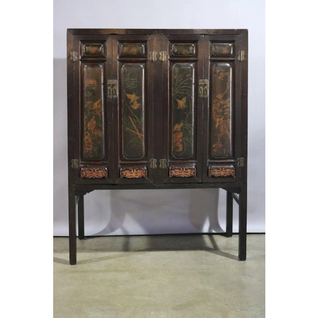 Late 19th Century Painted Cabinet From Tianjin Province For Sale - Image 12 of 12