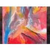 Abstract Expressionist Painting by Contemporary British Artist, Angela Wakefield (British, b. 1978) entitled “Erupting...