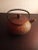 Vintage Tetsubin Japanese Cast Iron Strainer Tea Kettle For Sale - Image 4 of 8