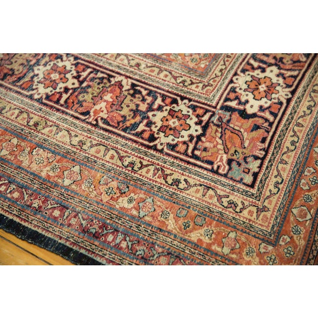 Textile Antique Kermanshah Carpet - 10'9" x 16'3" For Sale - Image 7 of 17