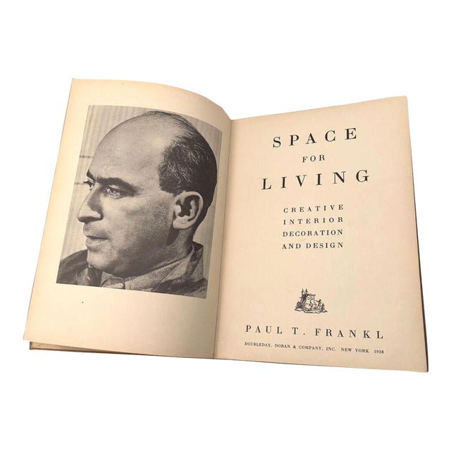 1938 First Edition "Space for Living" Design Book by Paul T. Frankl For Sale