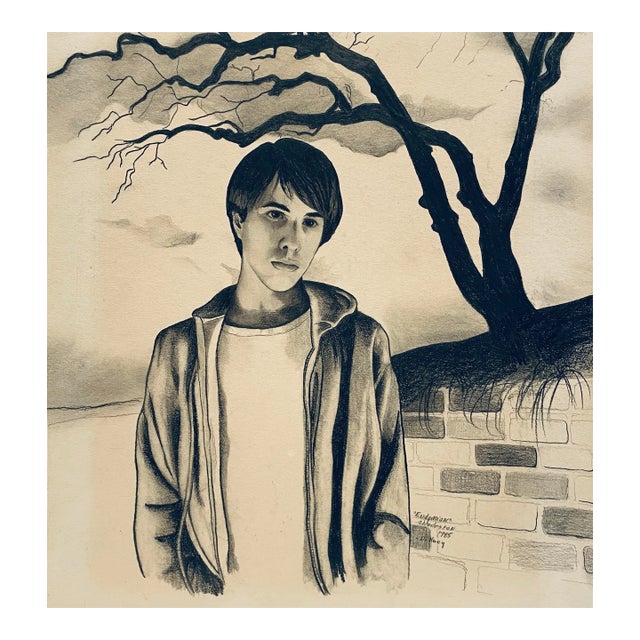 1985 Dean Huey Endymion Charleston Portrait For Sale