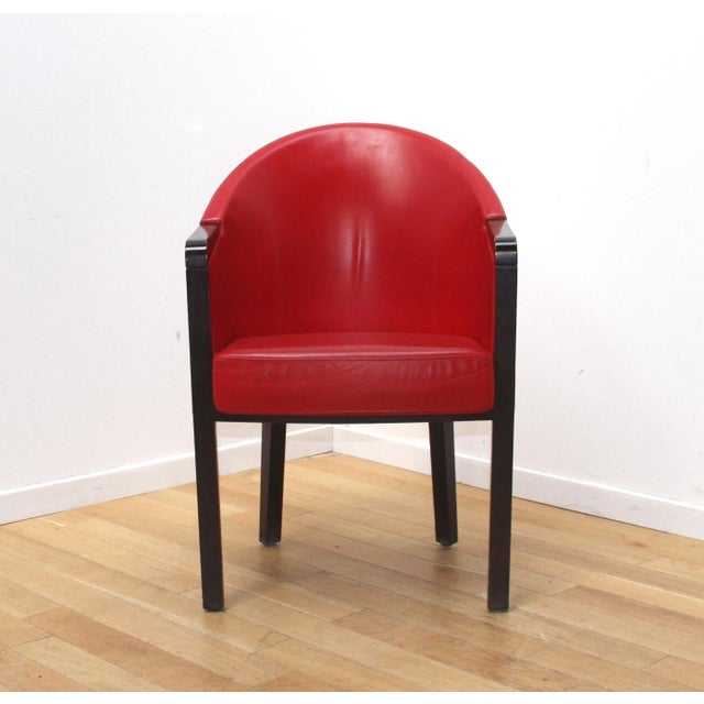 Diamond Armchairs from Poltrona Frau, Set of 10 For Sale - Image 10 of 11