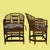 Pair of Vintage Brighton Pavillion Chairs For Sale - Image 4 of 4