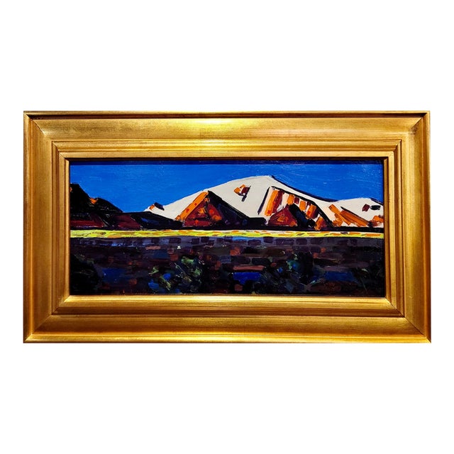 Conrad Buff -California Snow-Capped Sierra Mountains-Oil Painting For Sale