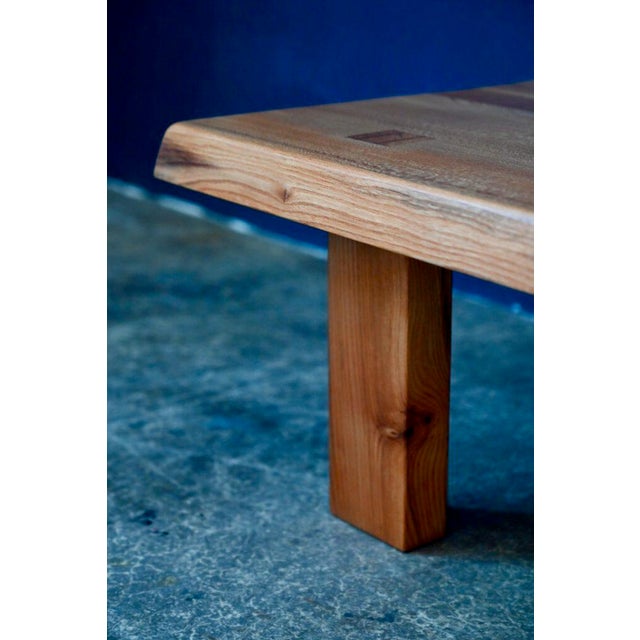 Pierre Chapo Vintage Brutalist T08 Elm Coffee Table by Pierre Chapo, 1960s For Sale - Image 4 of 17