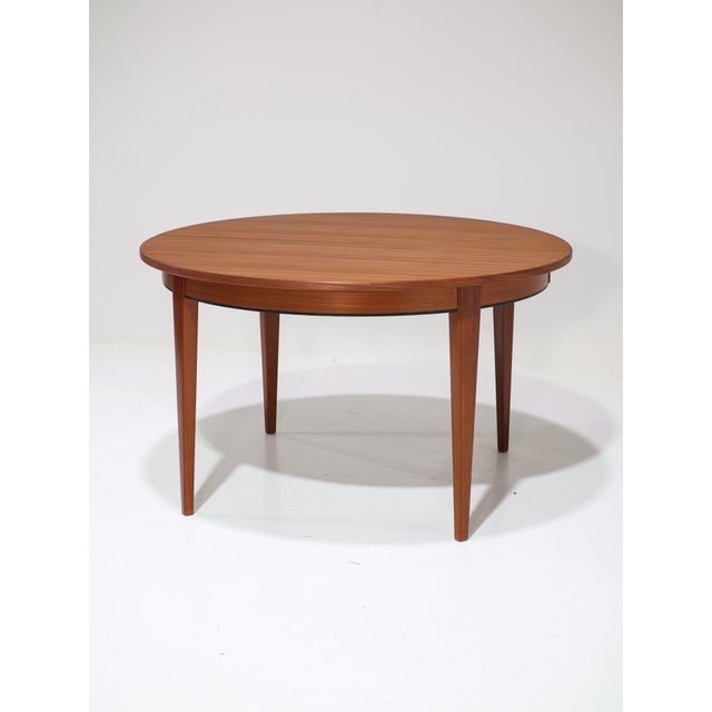 Model 55 Extendable Dining Table in Teak by Omann Jun, Denmark, 1960s For Sale - Image 6 of 18