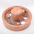 Shabby Chic Wood Sculpture Pulleys Set Vintage Garden Outdoors Indoors Wall Art Round Blocks Modernist Sculpture For Sale - Image 3 of 9