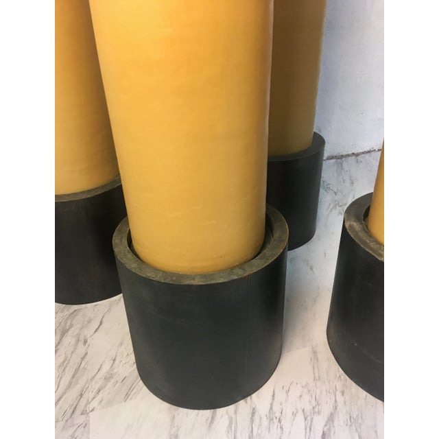 1980s 1980s Candles on Stands - Set of Four For Sale - Image 5 of 9