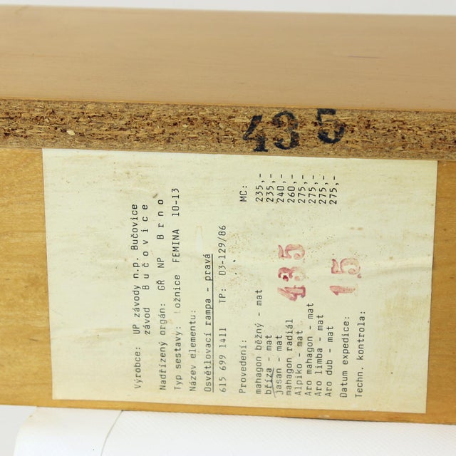 Floating Shelf in Birch from Up Závody, Former Czechoslovakia, 1986 For Sale - Image 10 of 12