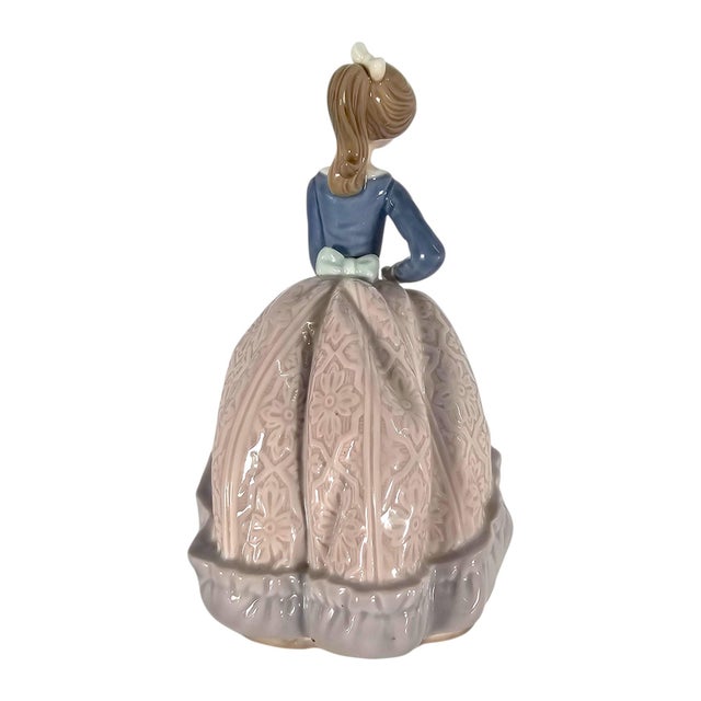 Lladro #5212 Evita Girls With Parasols Spanish Porcelain Figurine 7" For Sale In San Francisco - Image 6 of 15