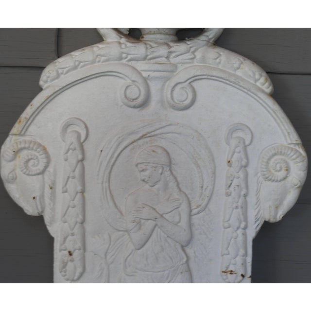 Late 19th Century Wrought Iron Fountain Plaque For Sale - Image 4 of 10
