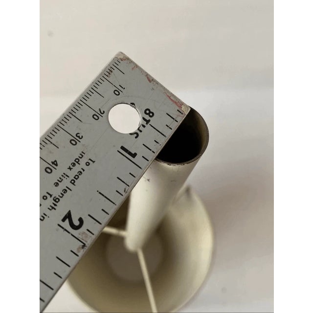 Vintage Modern Style Toleware Metal Small Lamp Shade With Sleeve For Sale In Pittsburgh - Image 6 of 6