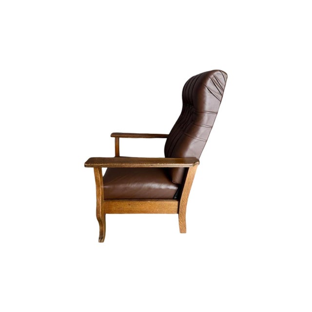 Antique 1900's "The Kelly Automatic Morris Reclining Chair" For Sale - Image 4 of 14