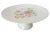 6-piece cake set in floral pattern with serving knife. Maker's mark reads, "Japan." Dimensions: cake stand - 10.2"Dia x...