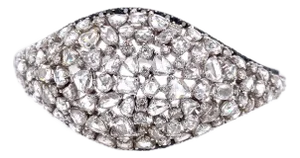 Rose-Cut Diamond Cuff Bracelet