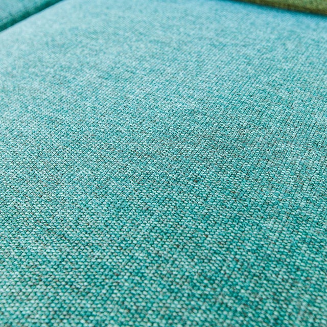 1990s Restored Danish Modern Solid Teak Three Seater Sofa For Sale - Image 10 of 15