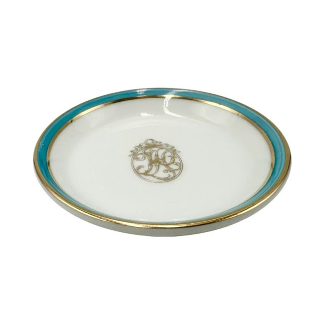 Mid-Century Modern Vintage Hotel Plaza Athenee Nyc Ashtray Catchall Dish For Sale - Image 3 of 12