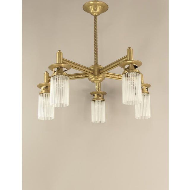 Viennese Coffee House Ceiling Lamp, 1890s For Sale - Image 9 of 9