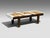 Roger Capron, French Mid-Century Modern, Guarrigue Low Coffee Table, Floral Tiles, Stained Wood, France, 1970s French...