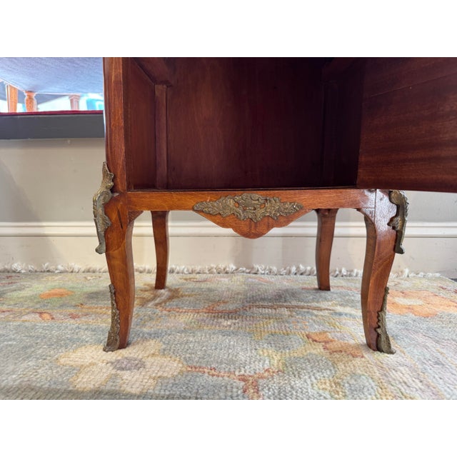 Late 19th Century Late 19th Century French Louis XV Style Antique Book Table For Sale - Image 5 of 8